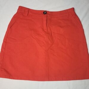 Boden Mini‎ Skirt Women's Size 8 Regular Cotton Wool Blend